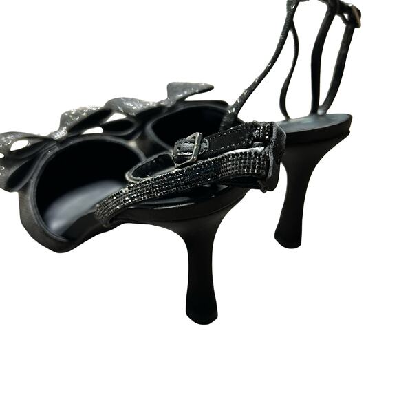 A NEW DAY Julia Rhinestone Bow Heels Black - Picture 5 of 5